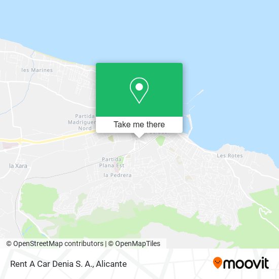 Rent A Car Denia S. A. map