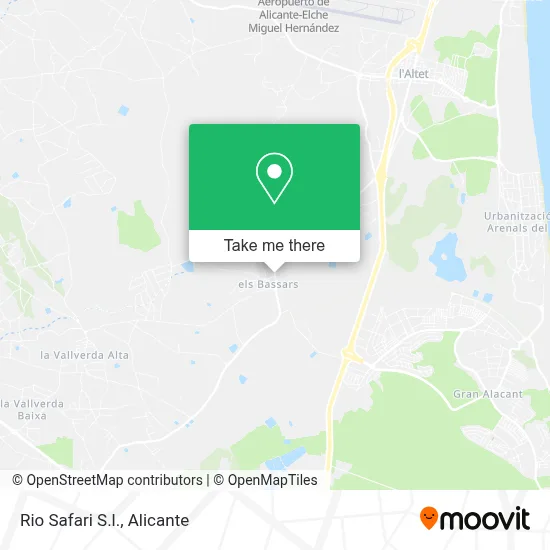 Rio Safari S.l. map