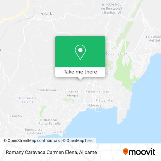 Romany Caravaca Carmen Elena map