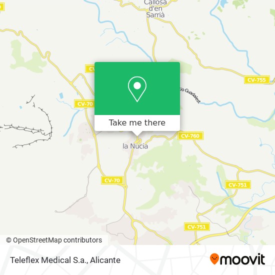 Teleflex Medical S.a. map