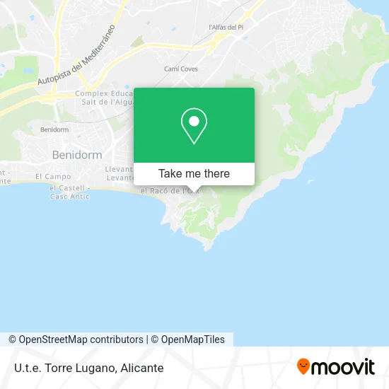 U.t.e. Torre Lugano map
