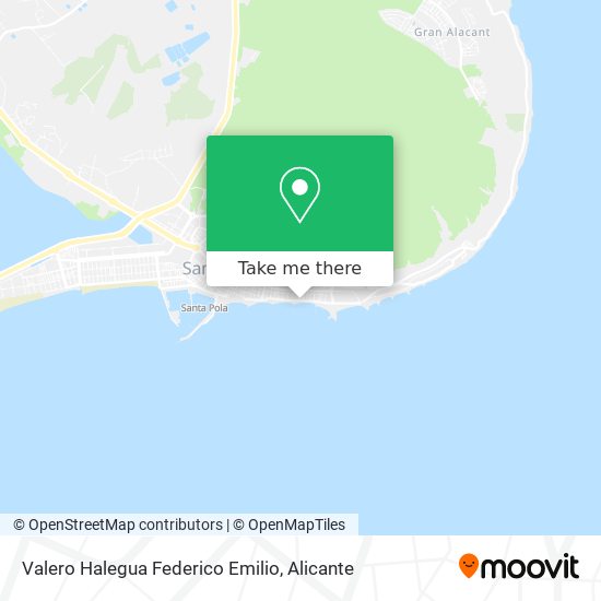 Valero Halegua Federico Emilio map