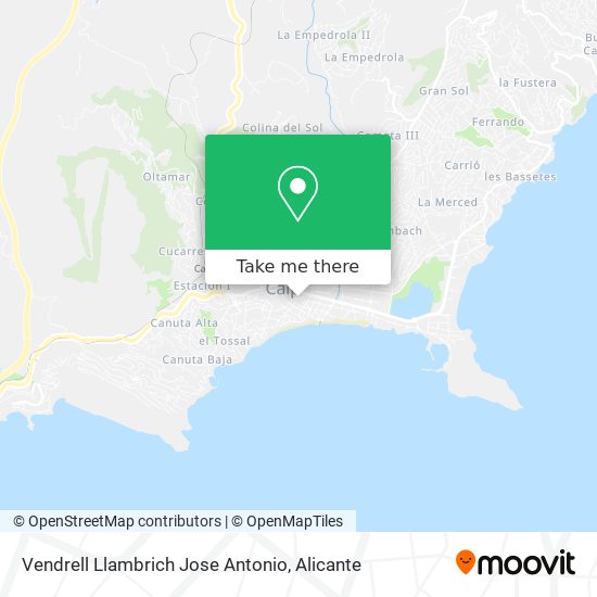 mapa Vendrell Llambrich Jose Antonio