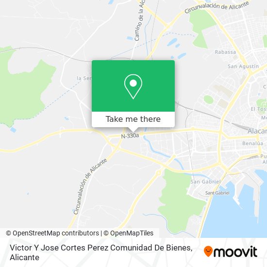 Victor Y Jose Cortes Perez Comunidad De Bienes map