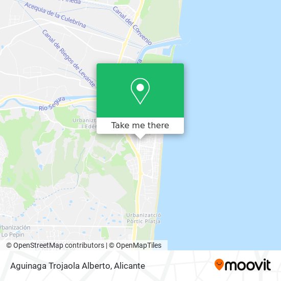 Aguinaga Trojaola Alberto map