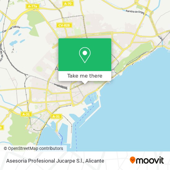 Asesoria Profesional Jucarpe S.l. map