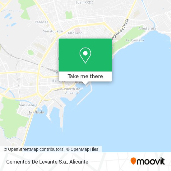 Cementos De Levante S.a. map