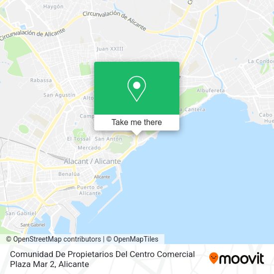 Comunidad De Propietarios Del Centro Comercial Plaza Mar 2 map