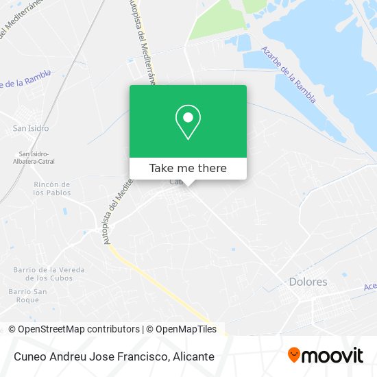Cuneo Andreu Jose Francisco map