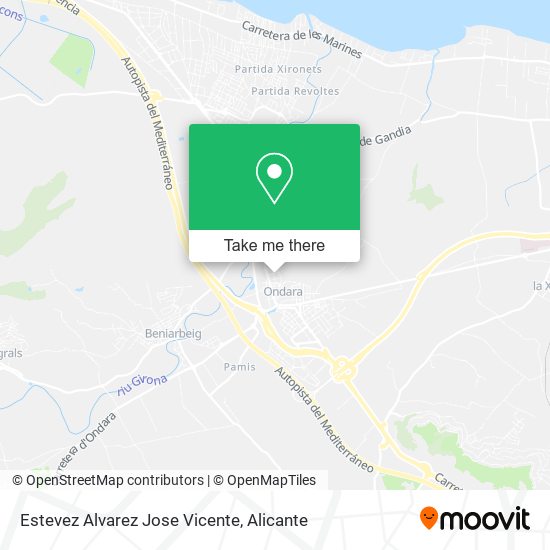 Estevez Alvarez Jose Vicente map