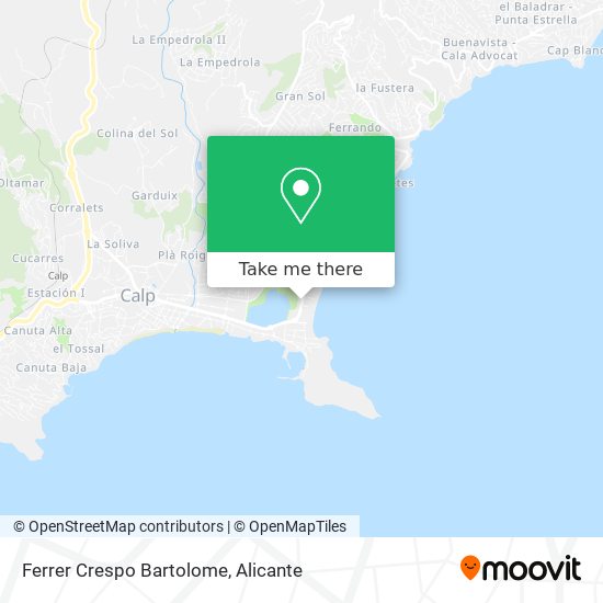 Ferrer Crespo Bartolome map