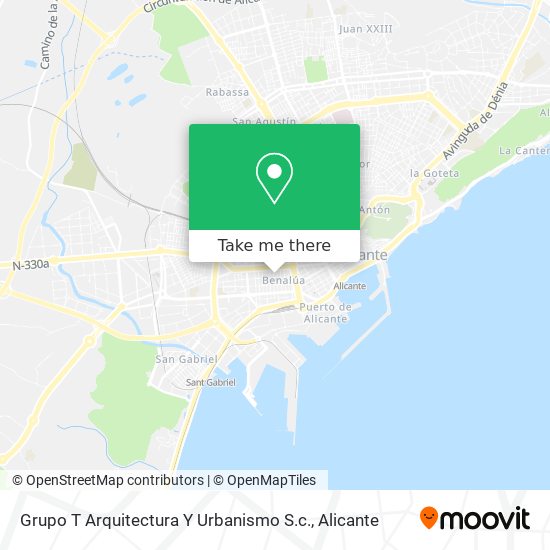 Grupo T Arquitectura Y Urbanismo S.c. map