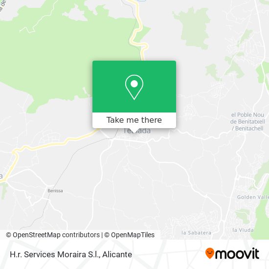 H.r. Services Moraira S.l. map