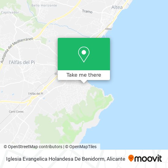 Iglesia Evangelica Holandesa De Benidorm map