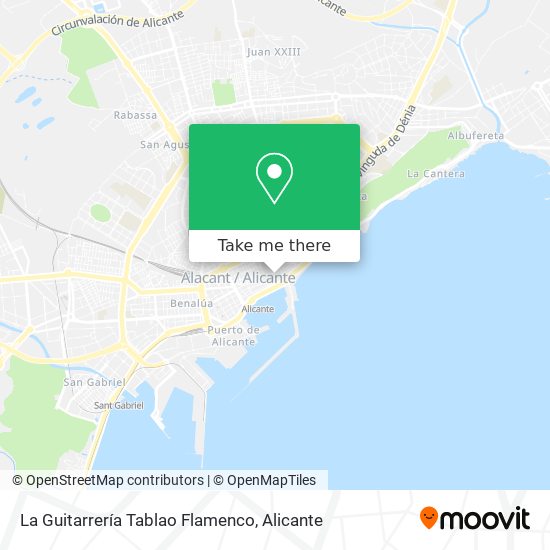 La Guitarrería Tablao Flamenco map