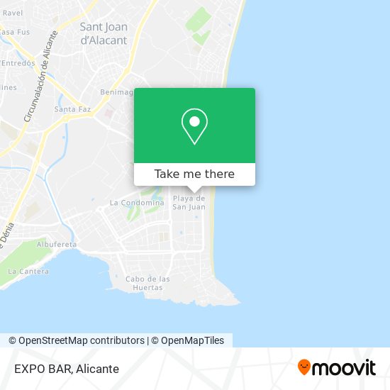 EXPO BAR map