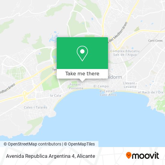 Avenida Republica Argentina 4 map