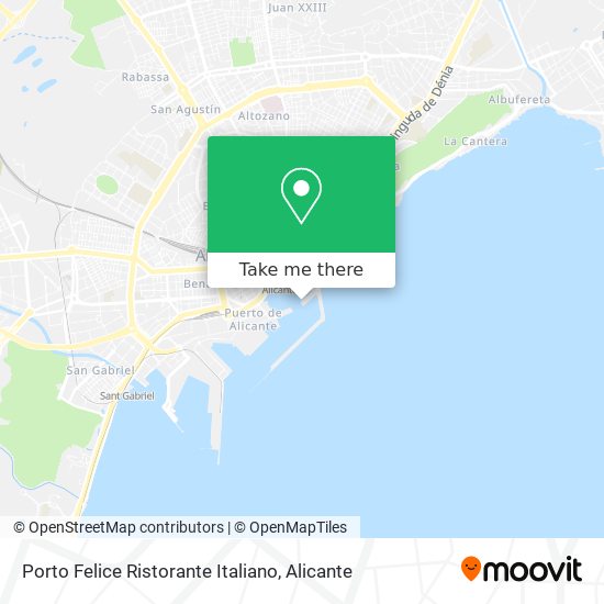 Porto Felice Ristorante Italiano map