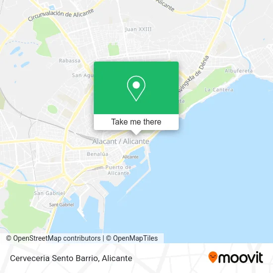 Cerveceria Sento Barrio map
