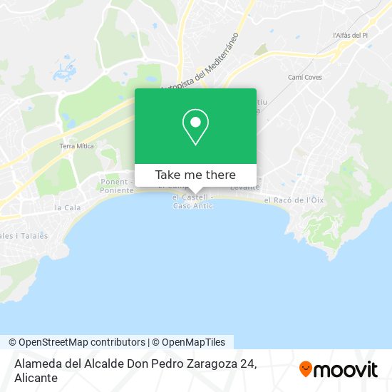 Alameda del Alcalde Don Pedro Zaragoza 24 map