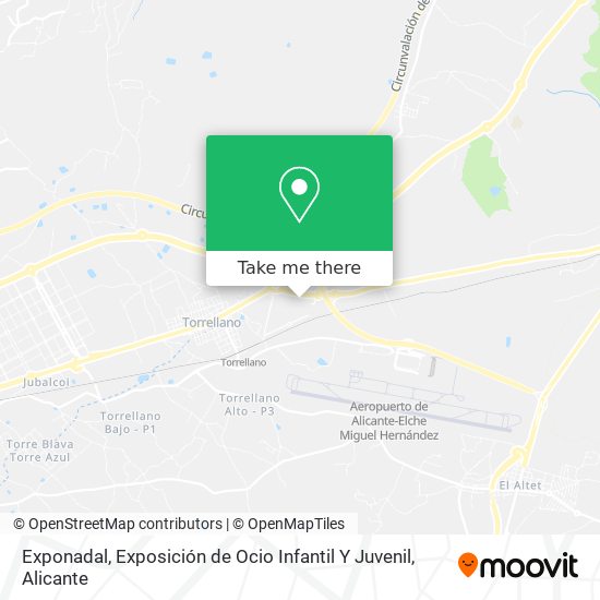 Exponadal, Exposición de Ocio Infantil Y Juvenil map