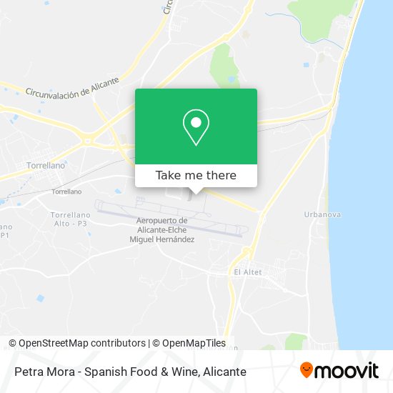 Petra Mora - Spanish Food & Wine map