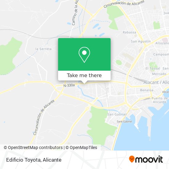 Edificio Toyota map