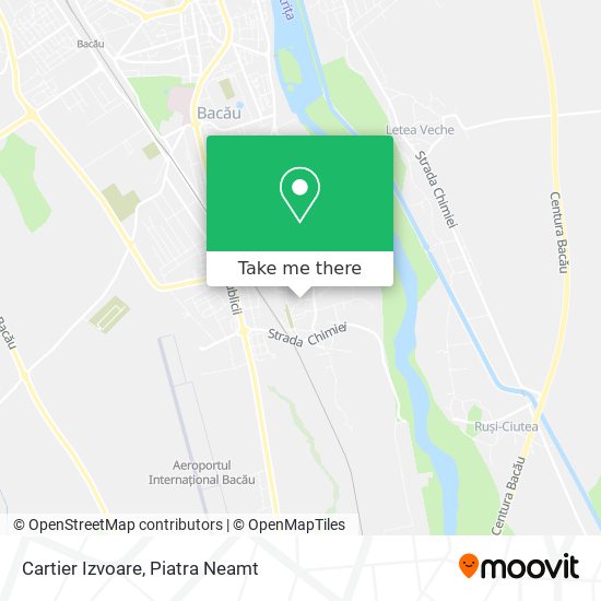 Cartier Izvoare map