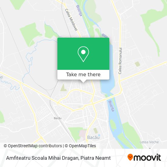 Amfiteatru Scoala Mihai Dragan map