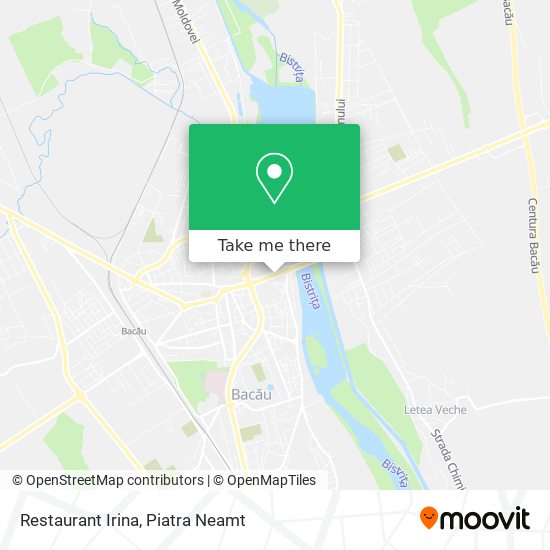 Restaurant Irina map