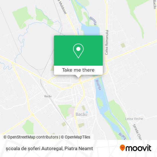 școala de șoferi Autoregal map