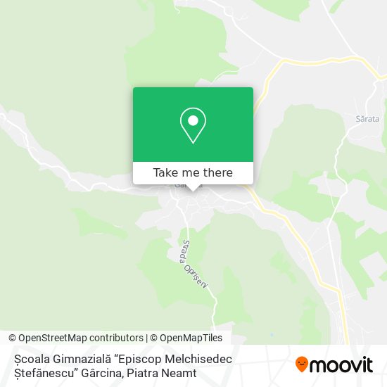Școala Gimnazială “Episcop Melchisedec Ștefănescu” Gârcina map