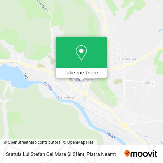 Statuia Lui Stefan Cel Mare Și Sfânt map