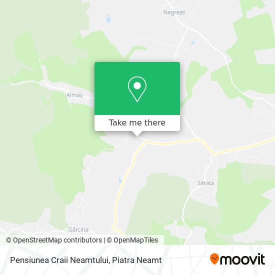 Pensiunea Craii Neamtului map