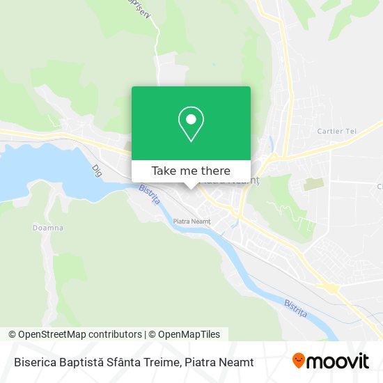 Biserica Baptistă Sfânta Treime map
