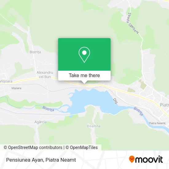 Pensiunea Ayan map
