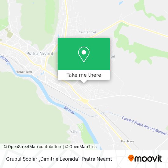 Grupul Școlar „Dimitrie Leonida” map