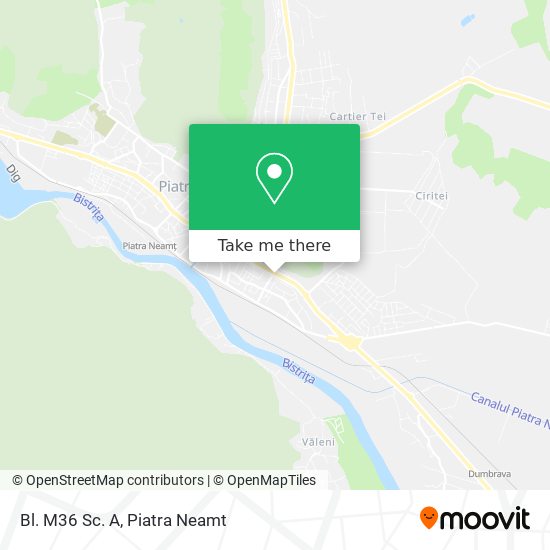 Bl. M36 Sc. A map
