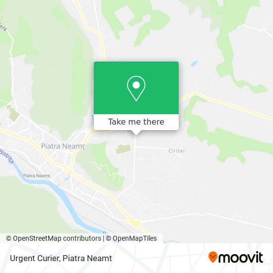 Urgent Curier map