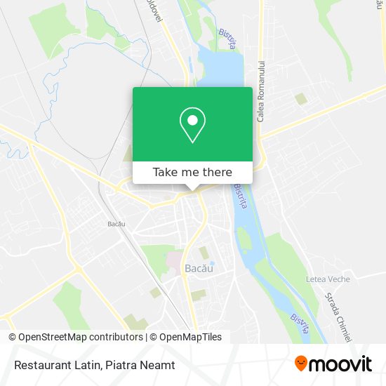 Restaurant Latin map
