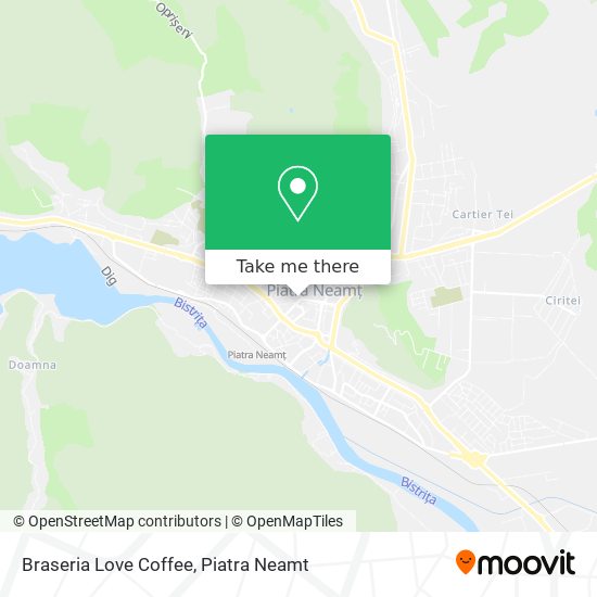 Braseria Love Coffee map