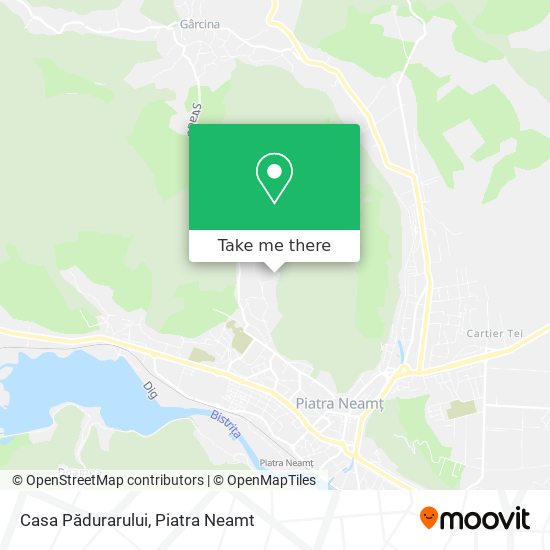 Casa Pădurarului map