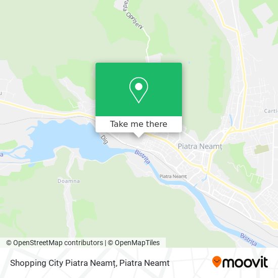 Shopping City Piatra Neamț map