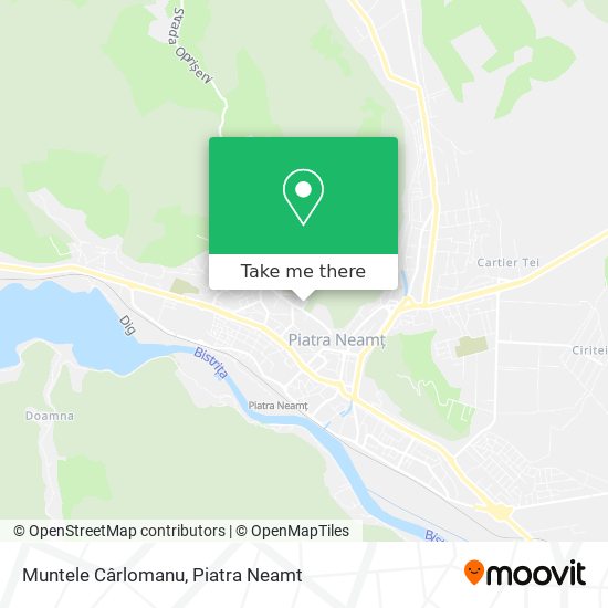 Muntele Cârlomanu map