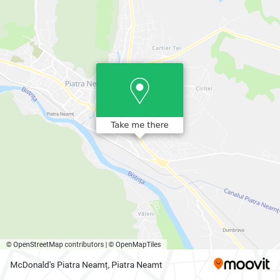 McDonald's Piatra Neamț map