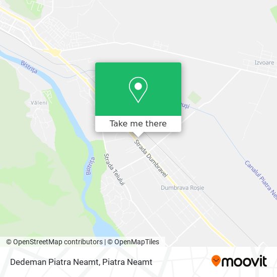 Dedeman Piatra Neamt map