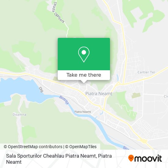 Sala Sporturilor Cheahlau Piatra Neamt map