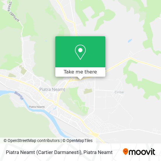 Piatra Neamt (Cartier Darmanesti) map