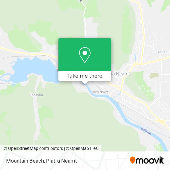 Mountain Beach map