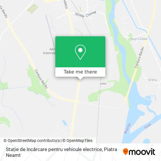 Stație de încărcare pentru vehicule electrice map